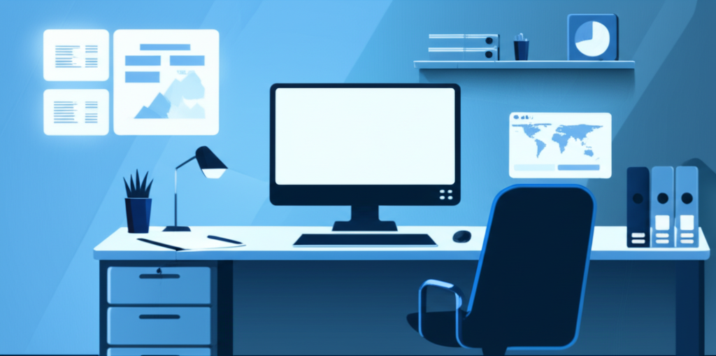 Administratieve kantoor achtergrond